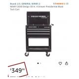 J1 - U.S.GENERAL WHEELED TOOL CHEST W/ CONTENTS