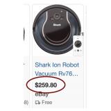 J1 - SHARK ROBOT FLOOR CLEANER (M19)