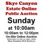 WELCOME TO OUR SUN. @10am ONLINE PUBLIC AUCTION