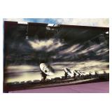 L1 - SATELLITE DISH ARRAY ART FRAMED (A79)