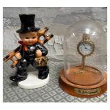 11 - WATCH WITH DISPLAY DOME, FIGURINE (N347)
