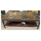11 - COFFEE TABLE WITH SLATE TILE TOP (P176)