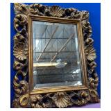 11 - WALL MIRROR FRAMED 21X17.5" (Y45)