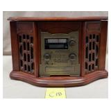 17 - INNOVATIVE TECHNOLOGY WOODEN MUSIC CENTER