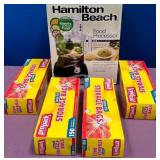 11 - FOOD PROCESSOR & STORAGE BAGS (Y36)