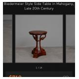 11 - VINTAGE SIDE/ ACCENT TABLE (U60)