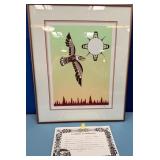 N - OPIE LTD ED ART WITH COA (N144)