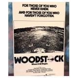 L1 - WOODSTOCK MOVIE PRINT MOUNTED (A97)