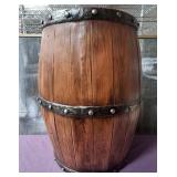 11 - WHISKEY BARREL DECOR 24"T (U49)
