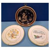 11 - THREE COLLECTIBLE PLATES (N69)