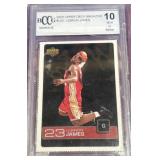 11 - LEBRON JAMES GRADED BASKETBALL CARD (Y72)