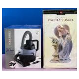 11 - PORCELAIN ANGEL & VACUUM CLEANER (Y18)