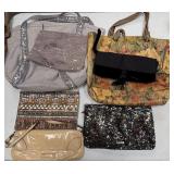 11 - LOT OF SIX PURSES & CLUTCHES (Y23)