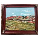 11 - ROBERT W. SCOTT OIL ON CANVAS ART FRAMED
