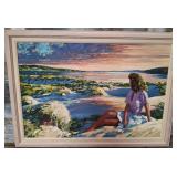 508 - HOWARD BEHRENS ART FRAMED W/ COA (U88)