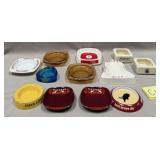 17 - LOT OF VINTAGE ASHTRAYS (C1)