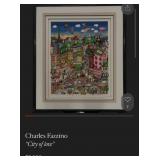 11 - CHARLES FAZZINO LTD ED ART FRAMED W/COA (N209