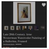 508 - ARNE WESTERMAN ART FRAMED