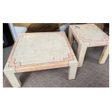 508 - COFFEE TABLE & SIDE TABLE (F38)