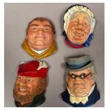 17 - FOUR PIECES LEGEND PRODUCTS WALL SCULPTURES