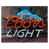 L1 - COORS LIGHT NEON BAR SIGN(A44)