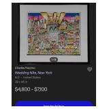 11 - CHARLES FAZZINO ART FRAMED W/ COA (N0208)