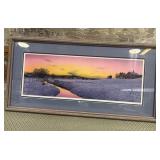 11 - STEVEN ROBERT KOZAR ART FRAMED 19X38" (N222)