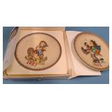 11 - TWO VINTAGE GOEBEL HUMMEL PLATES (N50)
