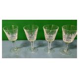 N - 4 PIECEES WATERFORD CRYSTAL STEMWARE (N44)