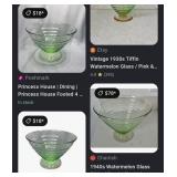 J2 - EIGHT PIECES VINTAGE GLASS BOWLS (M16)
