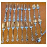 J2 - STERLING SILVER WALLACE FLATWARE SET 815GR