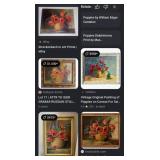 J2 - FLORAL STILL LIFE ART FRAMED