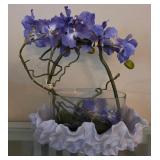J2 - FAUX ORCHIDS IN VASE (K26)