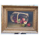 J2 - STILL LIFE APPLES ART FRAMED 22X30' (L57)