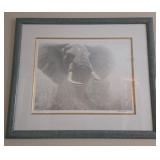J2 - FRAMED LTD ED ELEPHANT ART 36X43' (R42)