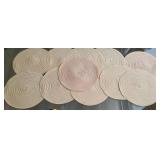 J2 - LOT OF TEN ROUND PLACEMATS (L64)