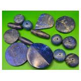 696 - MIXED CARVED STONE PIECES (Z39)