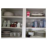 J2 - MIXED LOT OF DISHWARE, MUGS, GLASSWARE (K2)