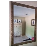 J2 - FRAMED WALL MIRROR 28X40' (R1)