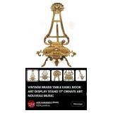 J2 - BRASS DECORATIVE DISPLAY EASEL (L19)