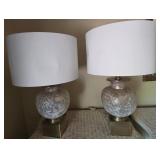 J2 - PAIR OF MATCHING TABLE LAMPS (R12)