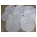 J2 - LOT OF EIGHT ROUND PLACEMATS (L61)