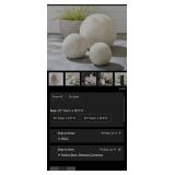 J4 - DECORATIVE STONE GARDEN SPHERES