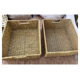 J4 - SET OF WOVEN BASKETS (O31)