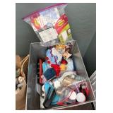 J4 - ASSORTED CRAFT SUPPLIES STORAGE BIN