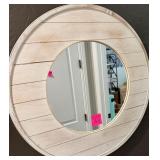 J4 - FARMHOUSE ROUND WALL MIRROR (A76)