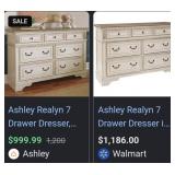 J4 - DISTRESSED FARMHOUSE DRESSER STORAGE (E16)