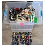 J4 - ASSORTED LEGO PARTS STORAGE LOT (A45)