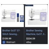 J4 - BROTHER GX37 SEWING MACHINE (O5)