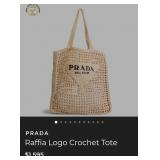 J4 - PRADA MILANO WOVEN TOTE BAG (M1)